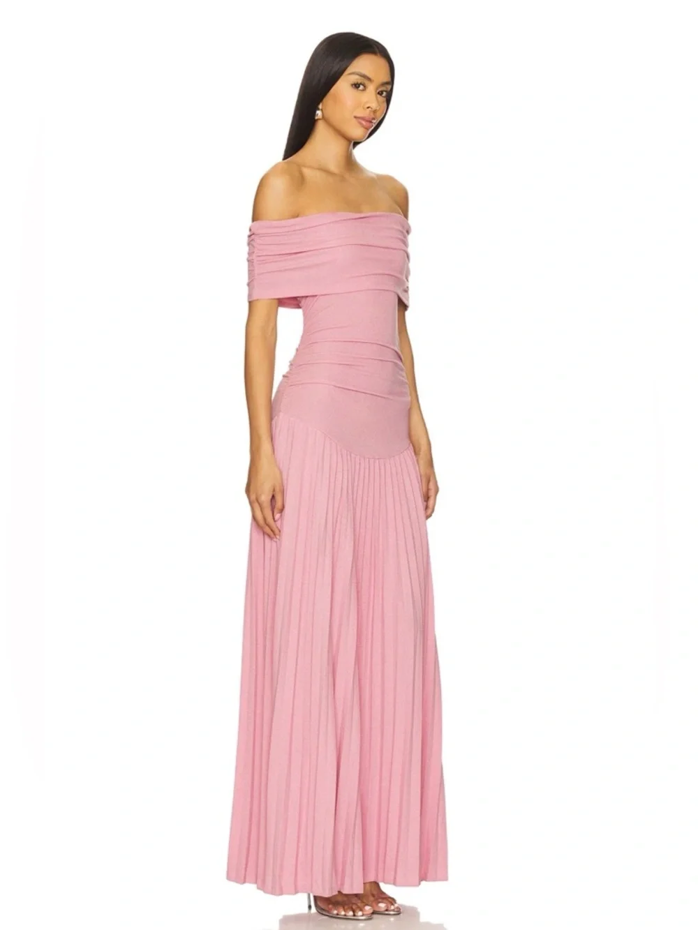 LIONESS x REVOLVE Field Of Dreams Maxi in Rose Quartz M NWT $109 - Picture 2 of 9